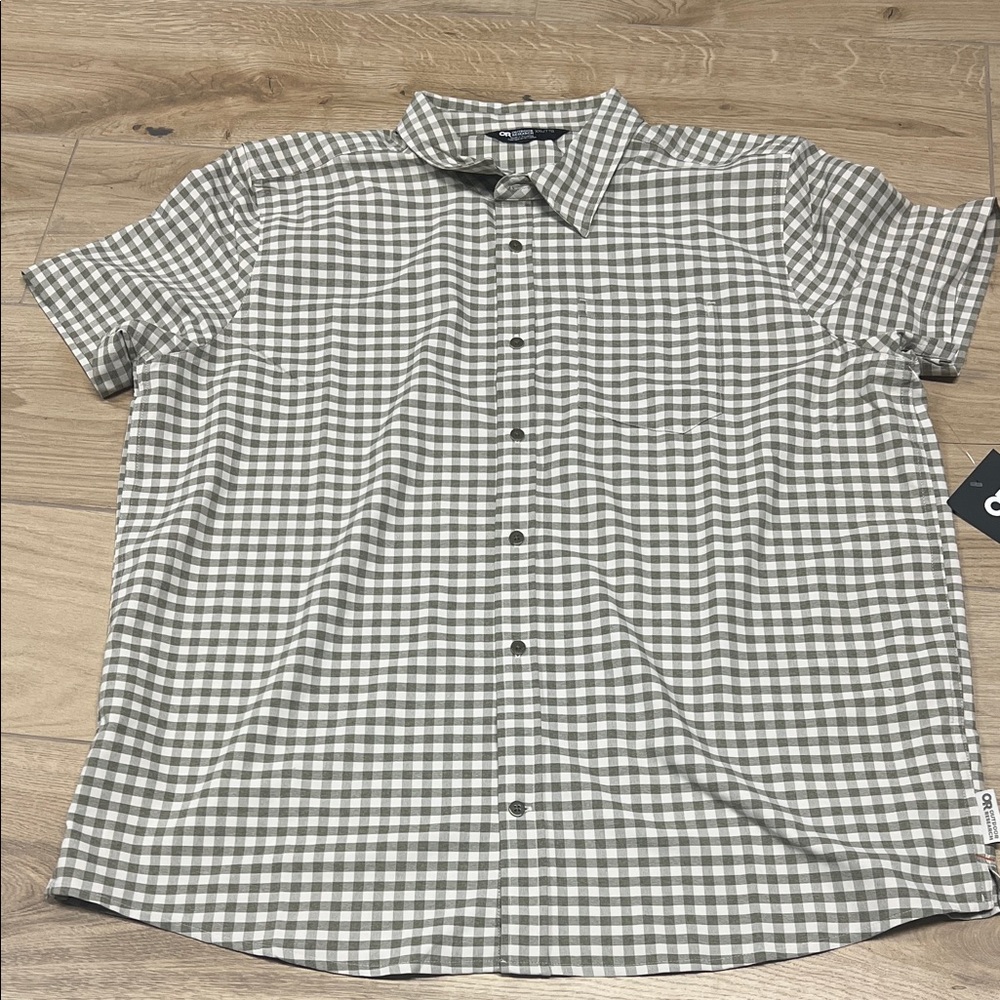Outdoor Research Black and White Checkered Shirt